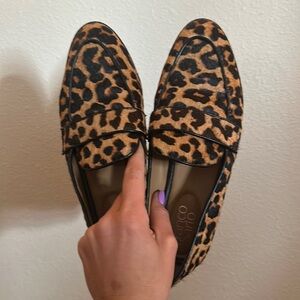 FrancoSarto leopard print shoes. Hardly worn. Classy shoes.